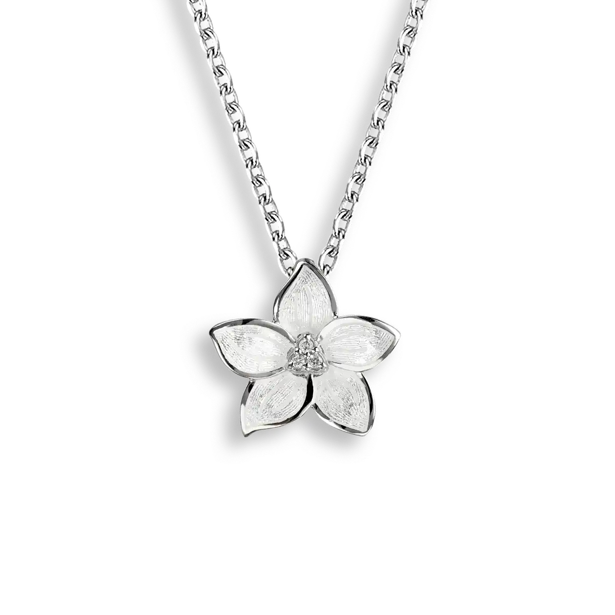 White Stephanotis Necklace