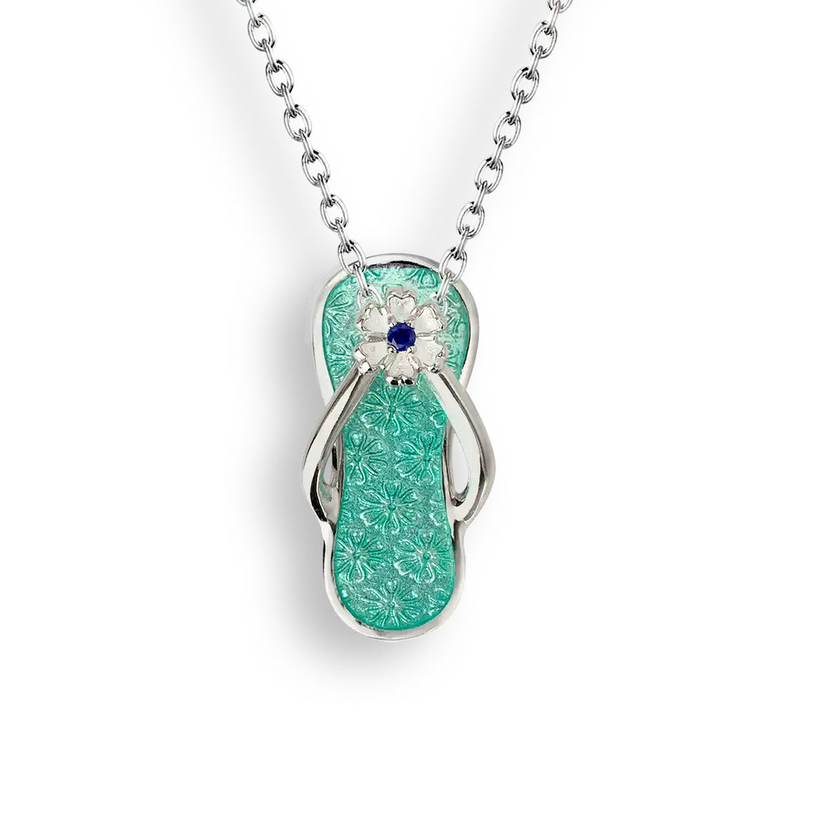 Green Flip-Flop Necklace
