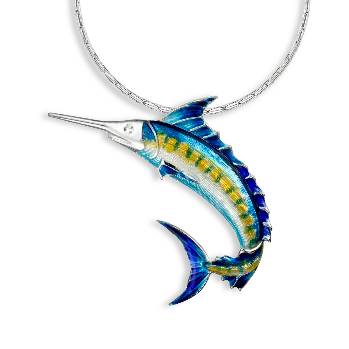 Blue Marlin Necklace