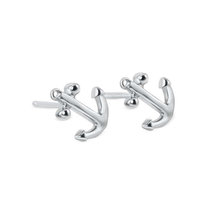 Anchor Stud Earrings