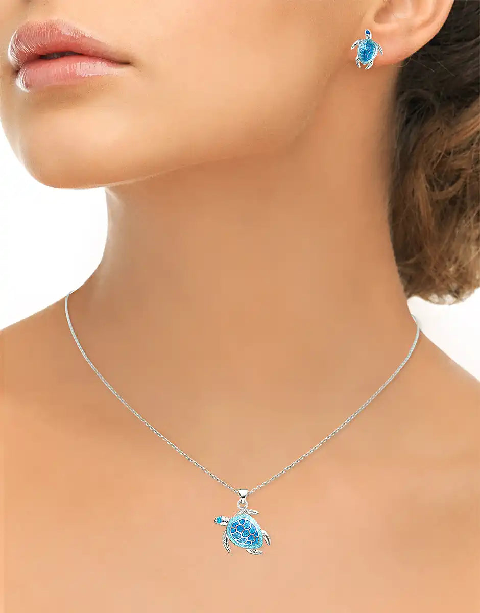 Blue Turlte NeckLACE