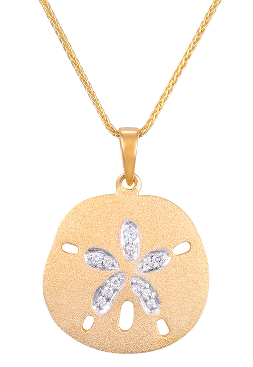 Sand Dollar Diamond Pendant