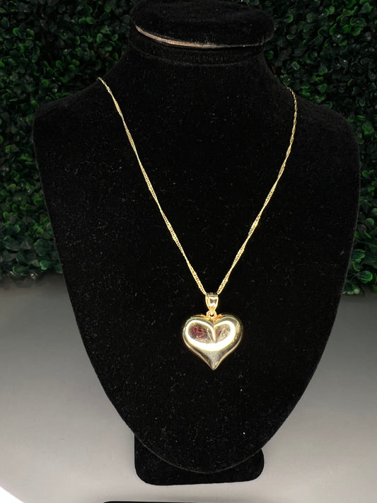 14K Heart Pendant