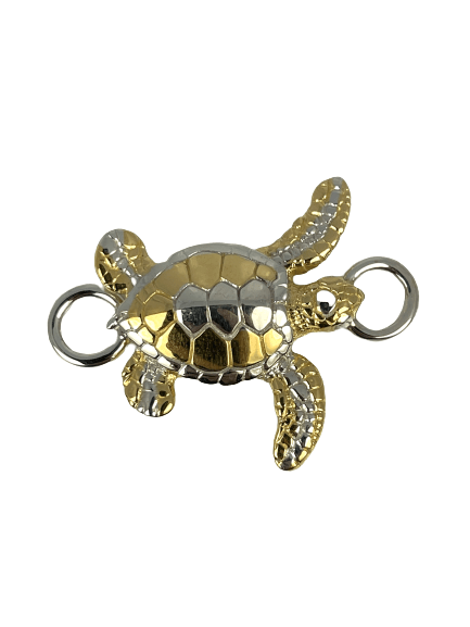 Kovel Sterling Two-Tone Sea Turtle Topper