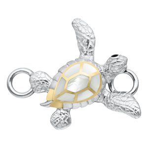 Kovel Sterling and Mother-of-Pearl Turtle Topper