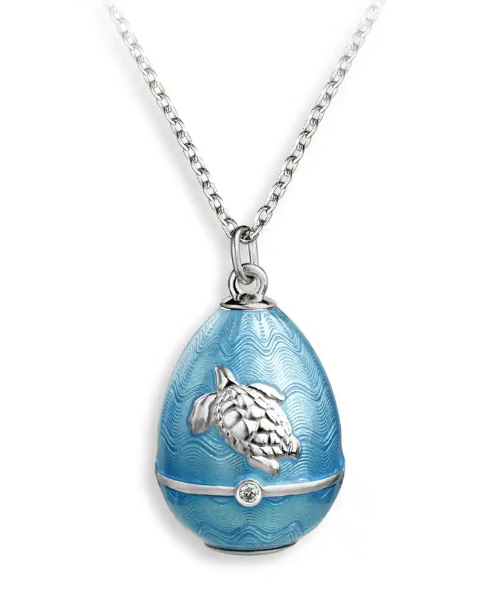 Turtle Egg Necklace with