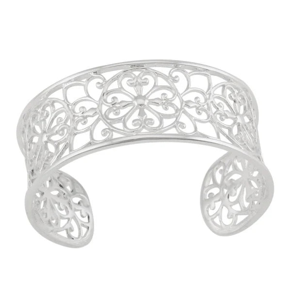 Southern Gates Heart Scroll Cuff Bracelet