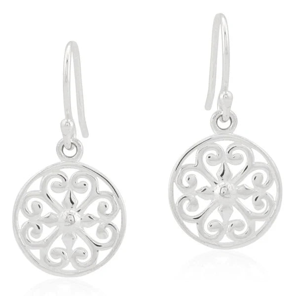 Southern Gates Heart Scroll Earrings