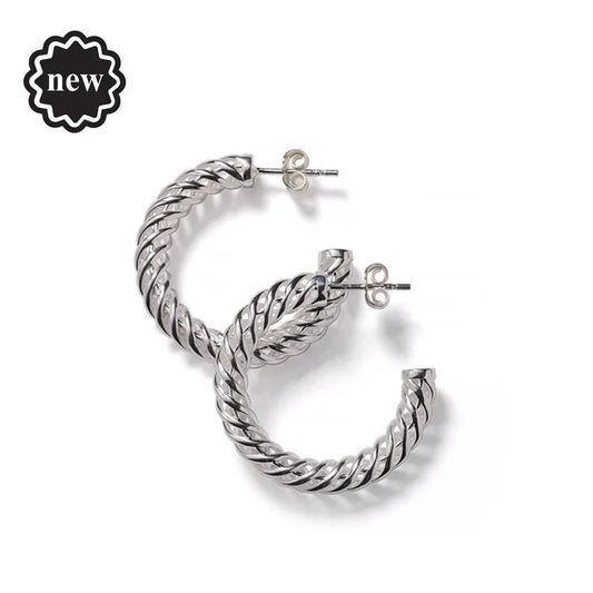 Southern Gates Spiral Hoop Earrings